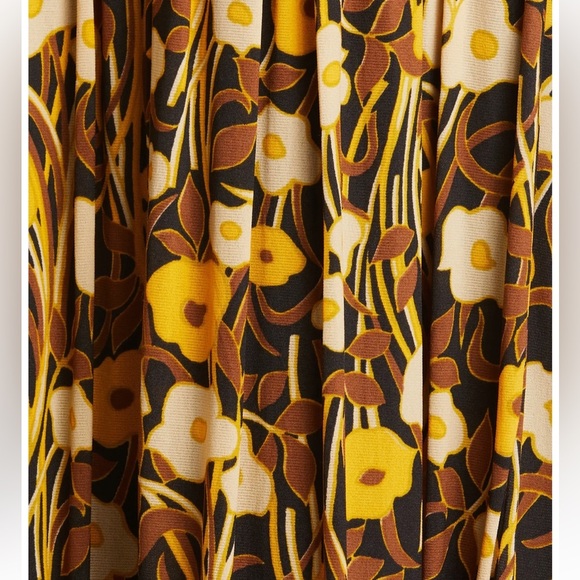 Rebecca Taylor Daphne Fleur Mesh Midi Skirt sz XS - Picture 7 of 11